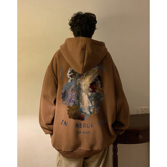 Ascent Rogue Vintage Oil-Painting Hoodie - Soft, Oversize & Artistic Fit