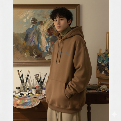 Ascent Rogue Vintage Oil-Painting Hoodie - Soft, Oversize & Artistic Fit